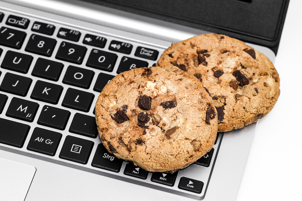 Cookies on a keyboard